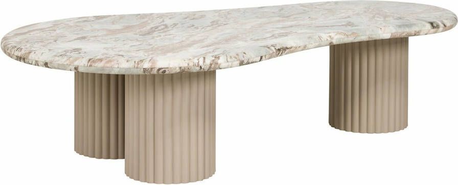 Richmond Interiors Richmond Organische Salontafel Coronel Marmer 150 x 80cm Beige