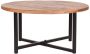 LABEL51 Dex Salontafel Naturel Mangohout Rond 80 cm - Thumbnail 2