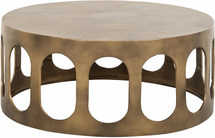 Richmond Interiors Richmond Ronde Salontafel Du Pont 86cm Brushed Gold