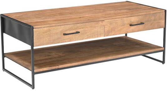Livingfurn Salontafel Elin Mangohout 120 x 55cm Bruin