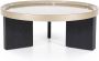 Eleonora Ronde Salontafel Mayson 90cm Beige - Thumbnail 2