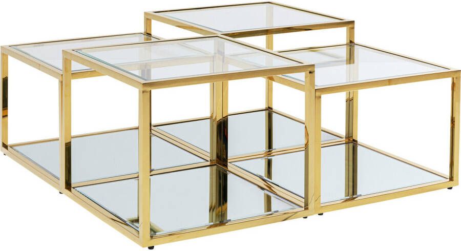 Kare Design Orion Salontafel Set Van 4 Goud