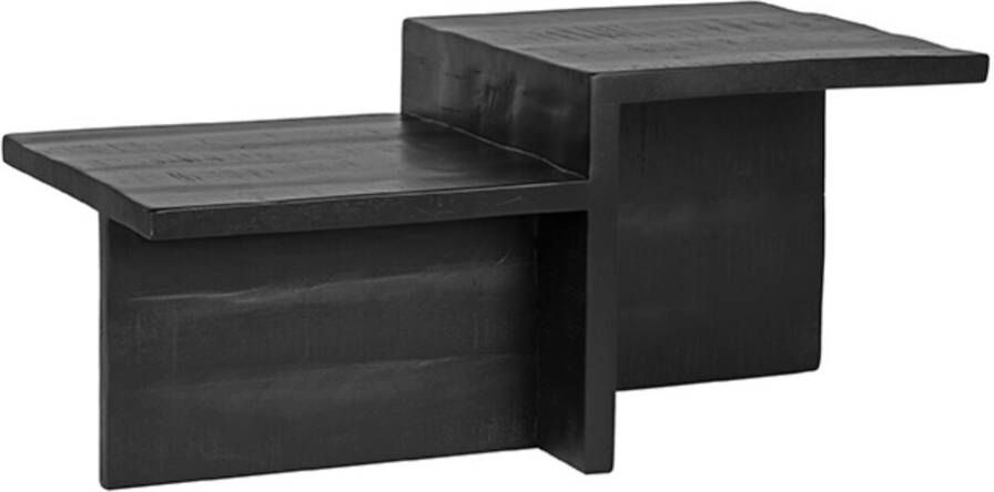 LABEL51 | Salontafel Skip Zwart Mangohout | Woonkamertafels | Salontafel