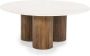 Eleonora Ronde Salontafel Xavi Marmer 90cm Bruin - Thumbnail 2