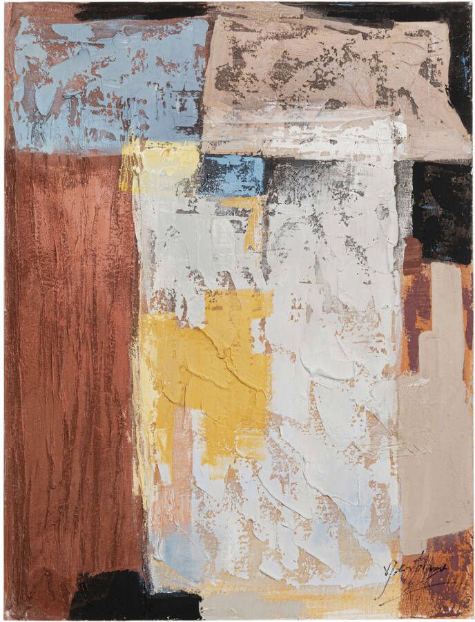 Kare Design Kare Schilderij Art Splash Orange 90x120cm