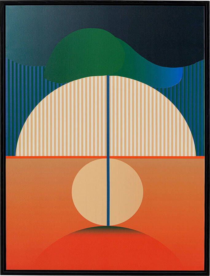 Kare Design Kare Schilderij met Lijst Sunrise 75x100cm