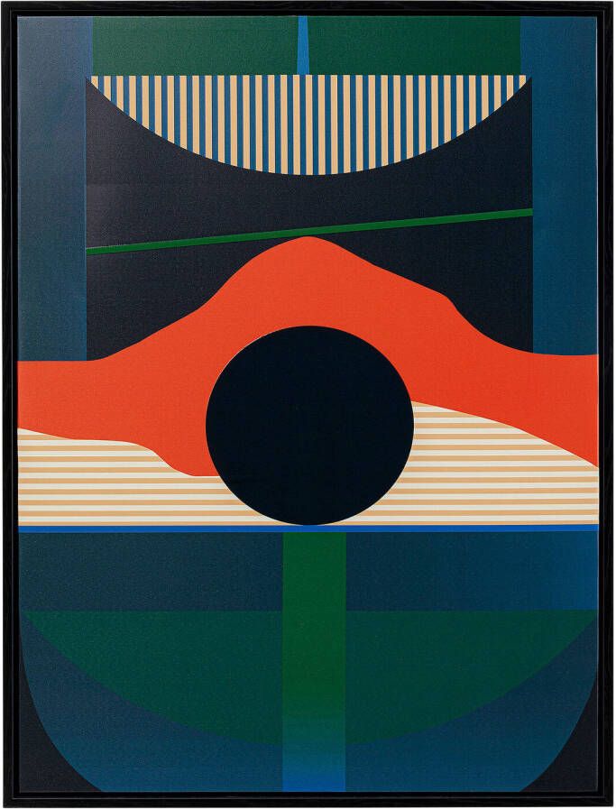 Kare Design Kare Schilderij met Lijst Sunset 75x100cm