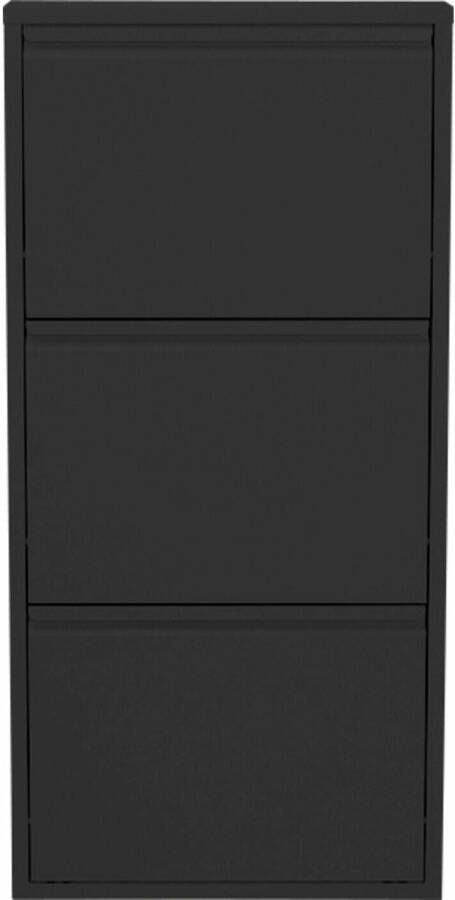 Kare Design | Schoenenkast Caruso 3 Black (MO) | Woonkamer meubels | Schoenenkast