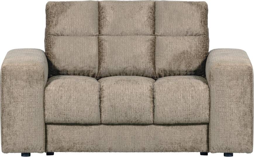 Second date loveseat structure velvet wheatfield