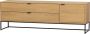 WOOOD Tv-meubel Silas TV-board Commode 2 lades en 1 deur veel opbergruimte breedte 120 of 180 cm - Thumbnail 2