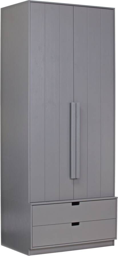 Skik garderobe 95cm lines twins leem