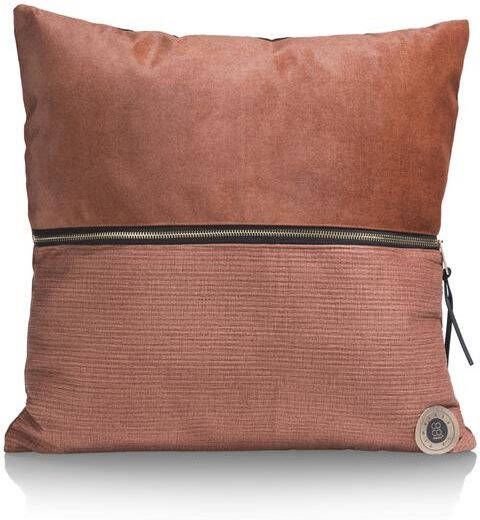 COCO maison | Sofia kussen 45x45cm koper | Woonaccessoires | Sierkussen