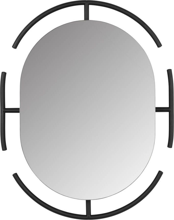 Zuiver Ovale Spiegel Emma 70 x 56cm Zwart Ovaal - Foto 2