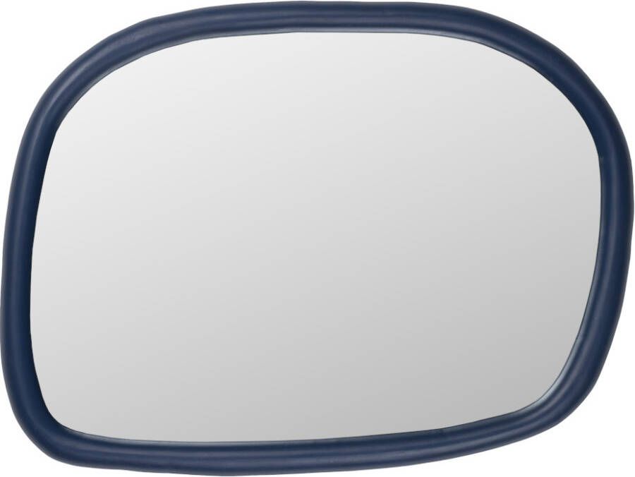 Zuiver Looks Spiegel| Wandspiegel Organische vorm Navy| Blauw M