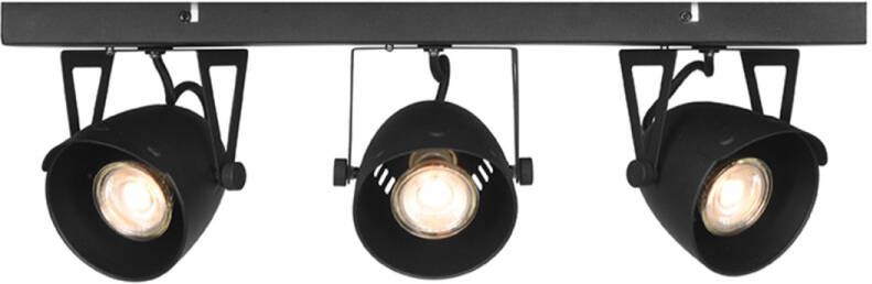 LABEL51 LED Spot Cap 3-light 48 x 10 x 14 cm Zwart
