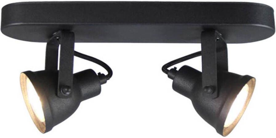 Intens Wonen Label51 led spot max 2-lichts zwart
