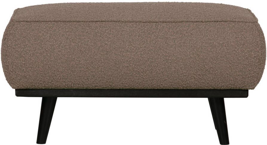 BePureHome Hocker 'Statement' Bouclé kleur Nougat