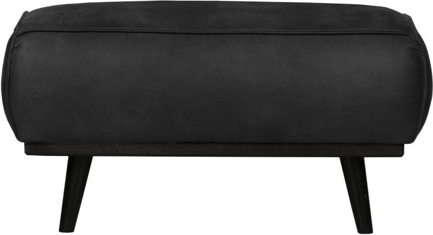 BePureHome Hocker Statement Suedine Zwart