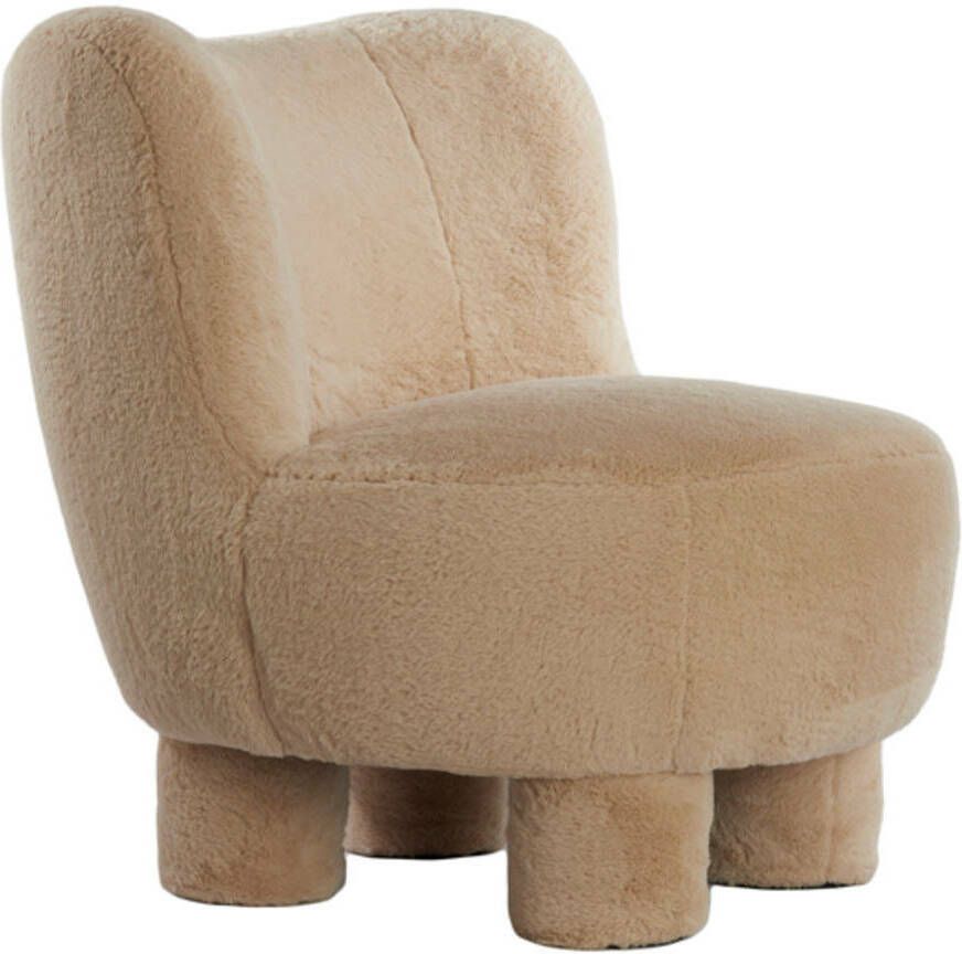 Light & Living Fauteuil Kamovu Teddy Beige