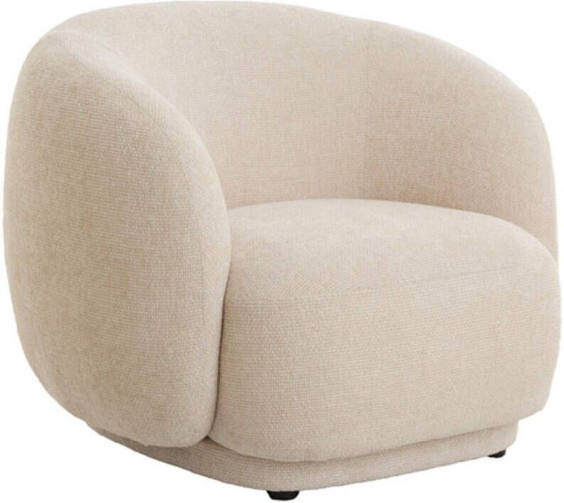 Light & Living Fauteuil Ovito Chenille Crème