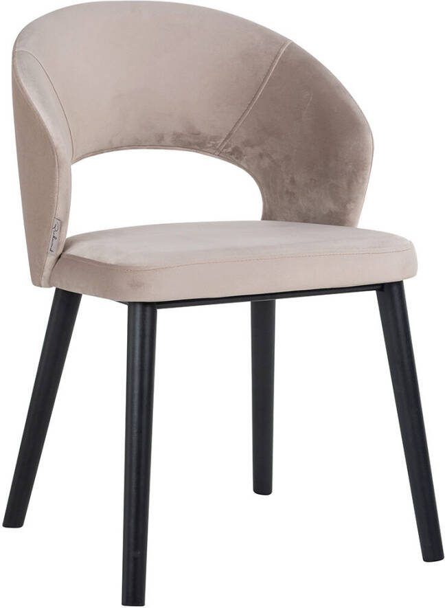 Richmond Interiors | Stoel Savoy khaki velvet | Zitmeubels eetkamer | Eetkamerstoel