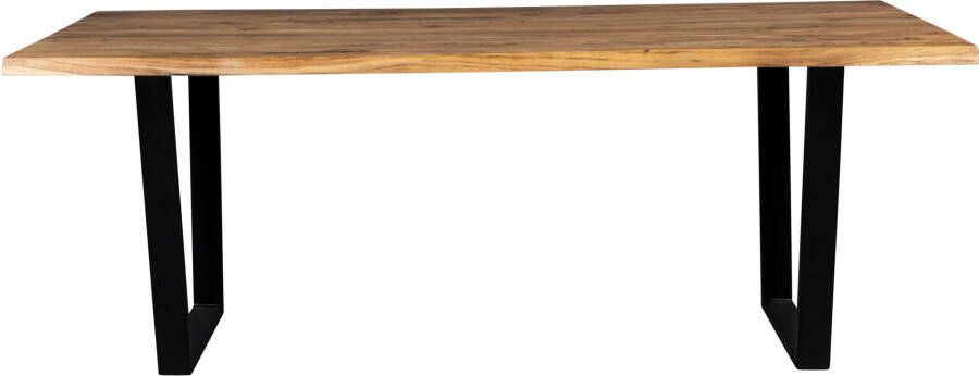 Dutchbone " Aka Eettafel 220 x 90 cm Bruin " - Foto 2