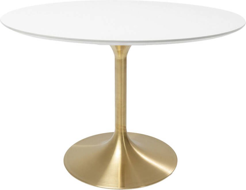 Kare Design Invitation Tafel 120 Cm Wit Messing