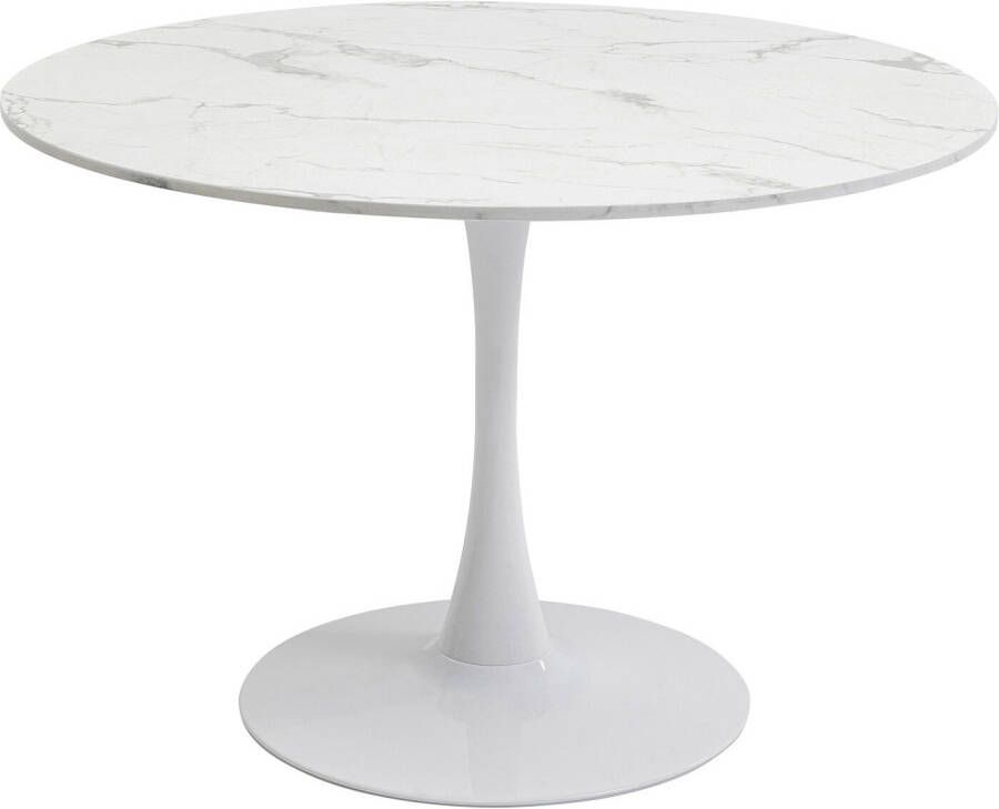 Kare Design Kare Eettafel Schickeria Marble White 110cm