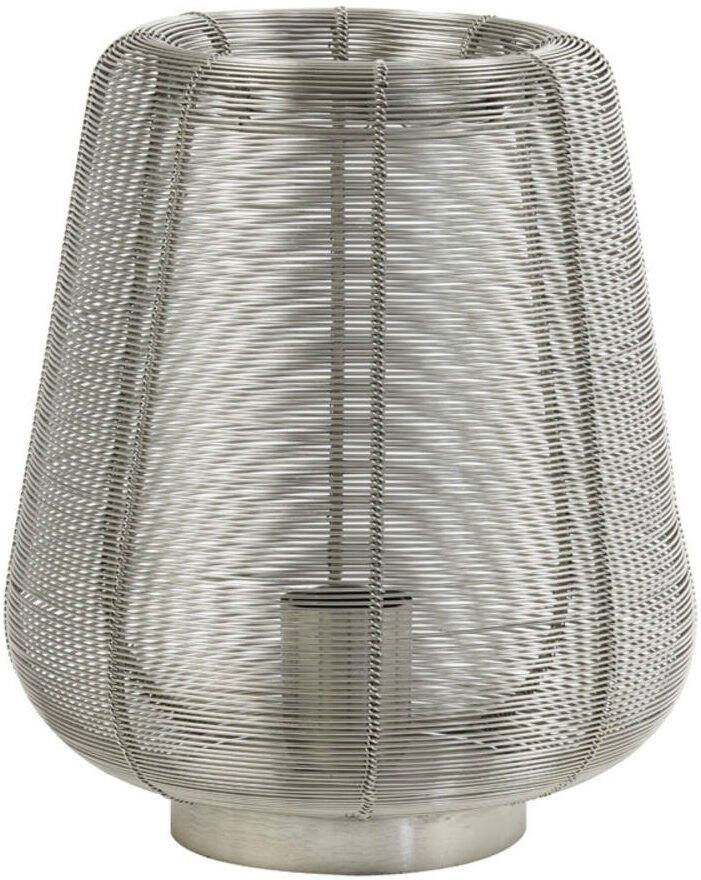 Light & Living Tafellamp ADETA 22x22x26cm Zilver