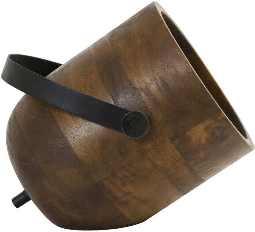 Light & Living Light&living Tafellamp 24x20x23 cm REHAN hout-zwart