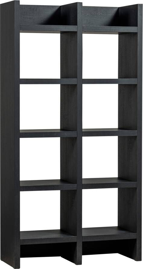 Woood Timo Open Kast MDF Donkerbruin 195x100x40