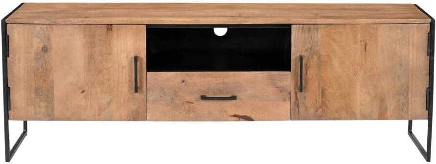 Livingfurn Elin tv-meubel 150 cm mangohout naturel