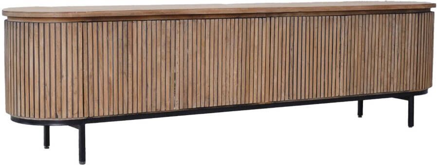 Livingfurn TV-meubel Lausanne Teakhout 210cm Bruin