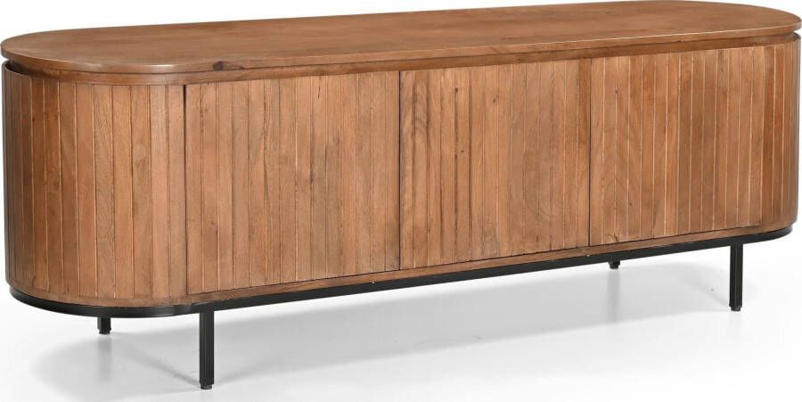 Livingfurn | Tv-dressoir Noor Natural 170cm | Woonkamer meubels | Tv-dressoirTv-meubel - Foto 5