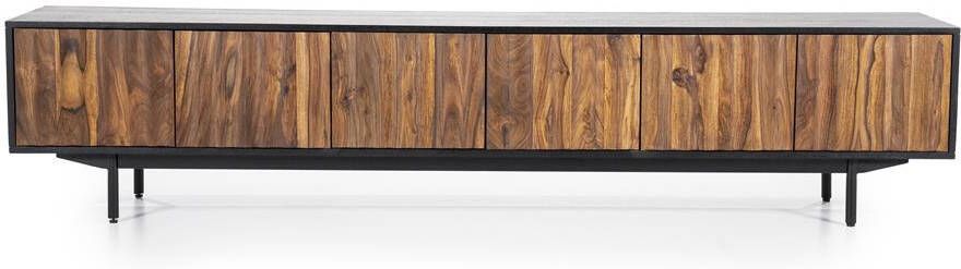 Eleonora TV-meubel Alexander Sheesham hout 220cm Bruin