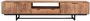 Livingfurn TV Meubel Valdez 220 cm Mangohout Gecoat Staal - Thumbnail 5