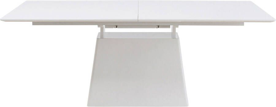Kare Design Kare Uitschuifbare Eettafel Benvenuto White 200(50)x110cm