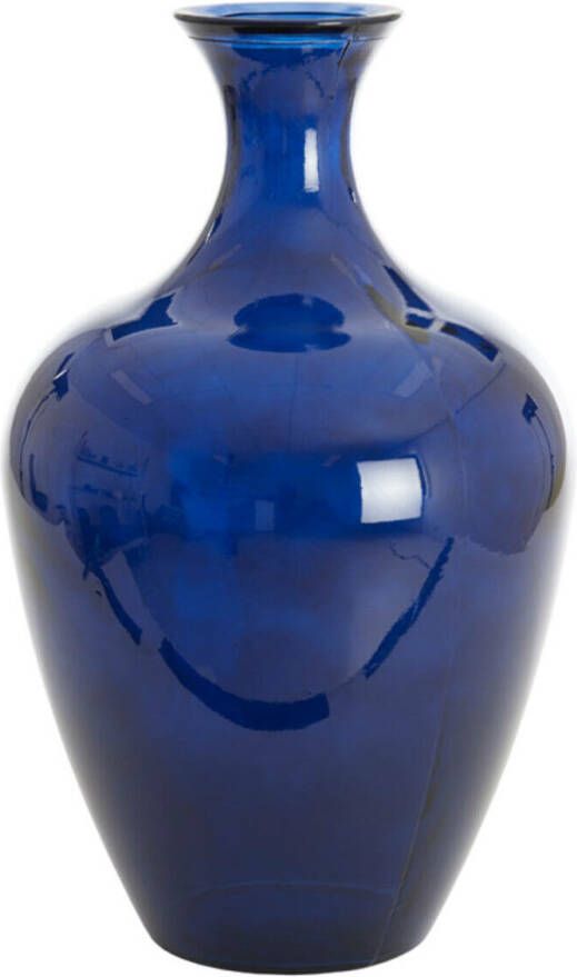 Light & Living Light&living Vaas Ø40x65 cm RUBRA glas glans blauw