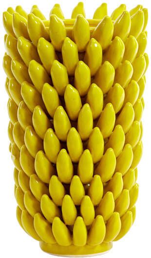 Light & Living Vaas Zita Keramiek 45cm hoog Geel