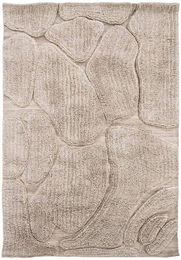 By-Boo Vloerkleed Kala Wol 160 x 230cm Taupe