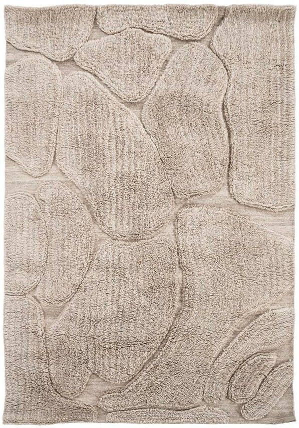 By-Boo Vloerkleed Kala Wol 200 x 300cm Taupe