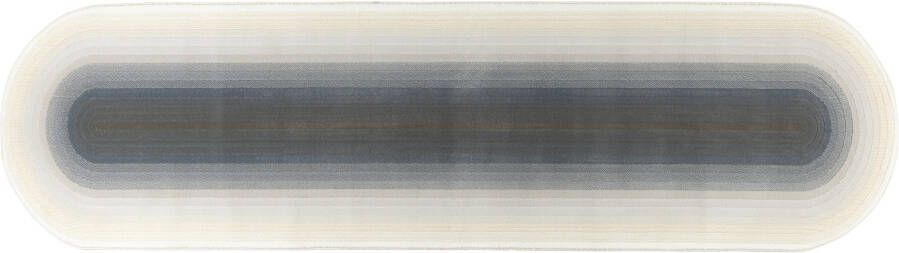 Zuiver Vloerkleed Olympic 67 x 245cm Blauw Ovaal