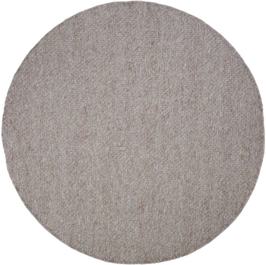 Light & Living Vloerkleed Treneta Wol 220cm Beige Rond