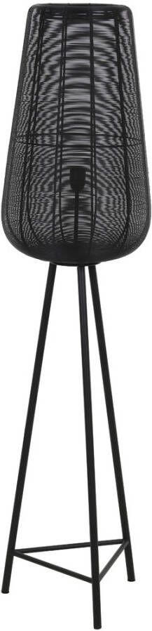 Light & Living Adeta Ø37x147 cm vloerlamp (Kleur: matzwart)