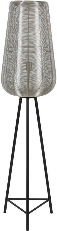 Light & Living Vloerlamp 'Adeta' nikkel 147cm hoog