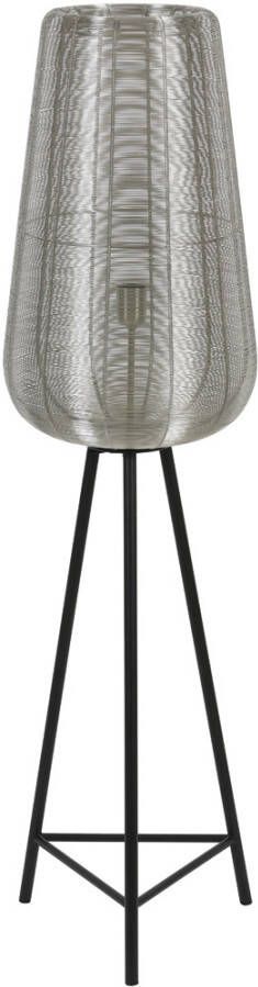 Light & Living Vloerlamp 'Adeta' nikkel 135cm hoog
