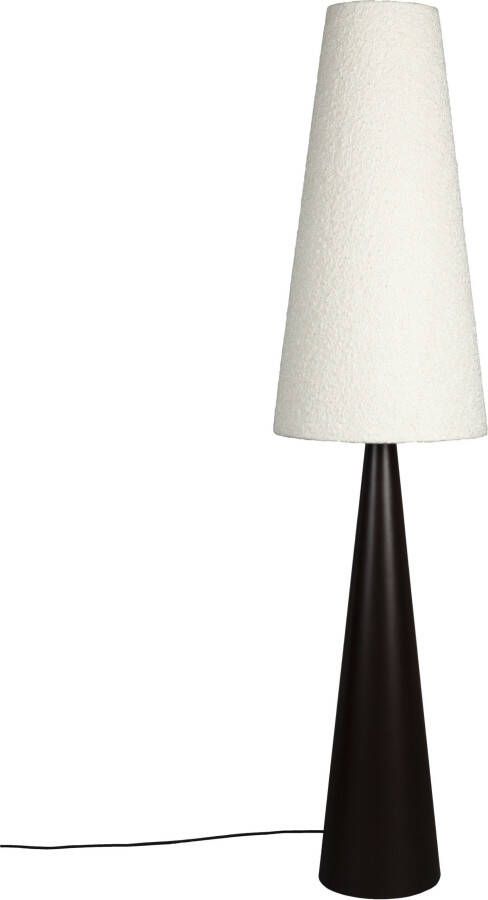 Dutchbone Vloerlamp Miki Bouclé 166cm Wit