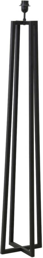 Light & Living Vloerlamp Miley Zwart 25x130cm Industrieel Staande lamp voor Woonkamer Slaapkamer - Foto 1