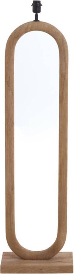 Vloerlamp Paceco Hout Mat Naturel