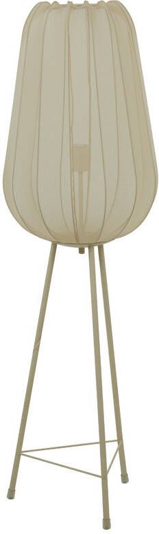 Light & Living Plumeria Vloerlamp H 132 x Ø 42 cm Zand - Foto 2